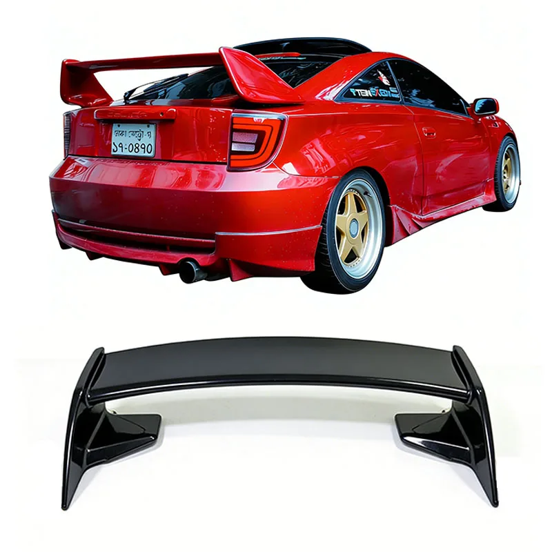 glassy black spoiler piano black wing For toyota celica 1999-2006 Celica ZZT230 Seventh Generation