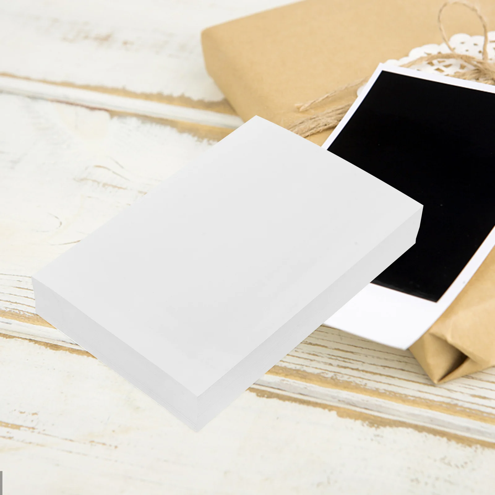 100 Sheets Adhesive Photo Paper Printer Sticker Printing for Children's Camera Papers