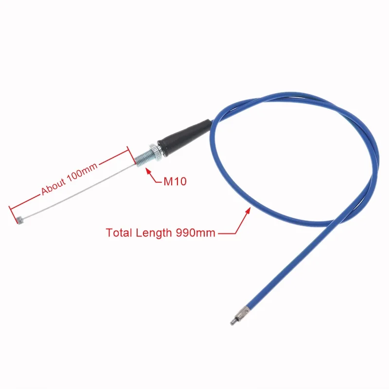 Universal 990mm Throttle Clutch Cable for XR50 CRF50 CRF70 KLX 110 125 SSR TTR BBR Chinese Pit Dirt Motor Bike Horizontal Engine