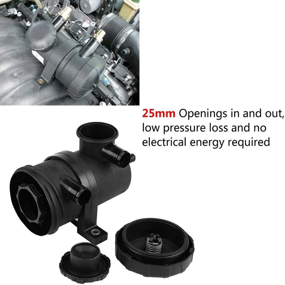 

NEW-Air Oil Separator,Universal Oil Catch Can Reservoir Tank Stainless Breather Filter Kit For Ventilation 3931030955