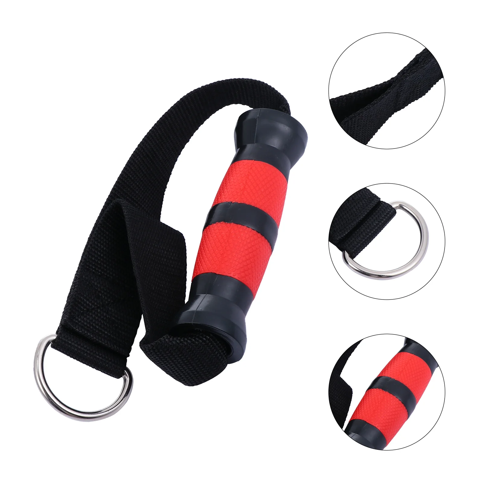 

1pc Fitness Handle For Cable Machine Heavy Duty Resistance Band Pull Down Grip Non-Slip Ergonomic Workout Strap Home Gym