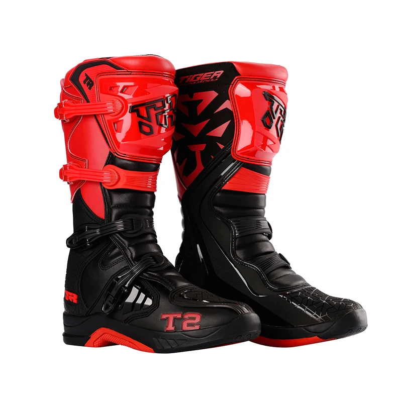 

Men's Motorcycle Shoes Motocross Boots MX Boots TR Tiger Brand Track Shoes T2 MX Boots Breathable Anti-slip Protective Gear