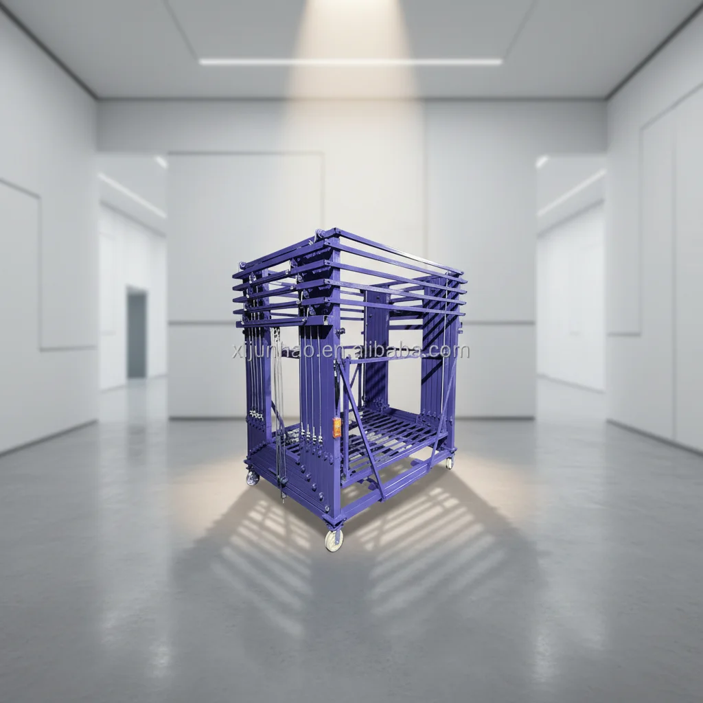JUNHAO Electric Suspended Scaffolding Platform with High Load Capacity & 15M Lifting Height for Construction Decoration