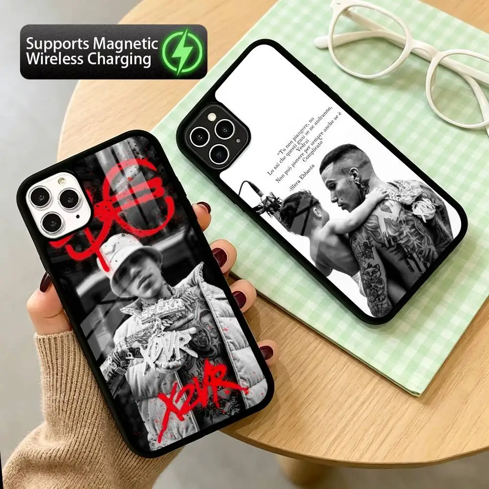 

s-Sfera Ebbasta Rapper Phone Case For iPhone17,16,15,14,13,12,11 Plus,Pro Compatible with magnetic wireless charging