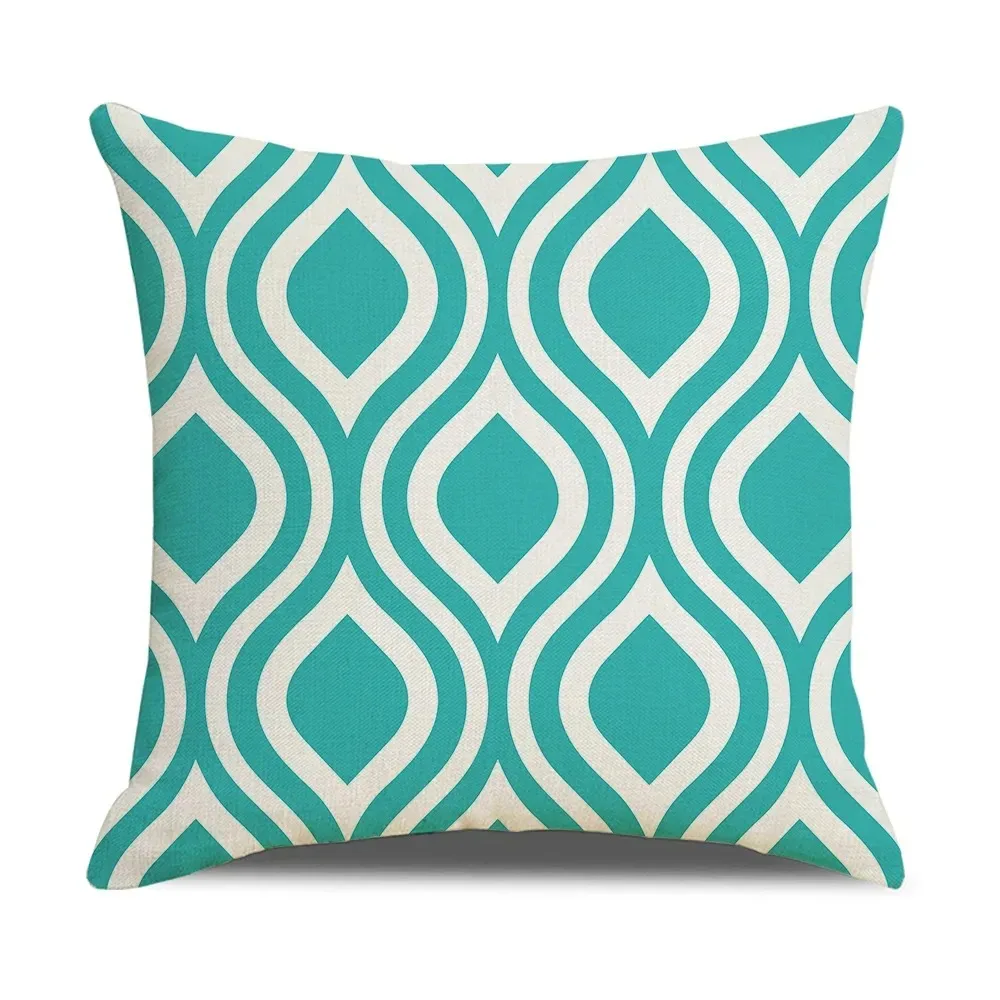 Square Pillowcase Nordic Geometric Decorative Pillow Sofa Cushion Cover Modern Home Decor view 3