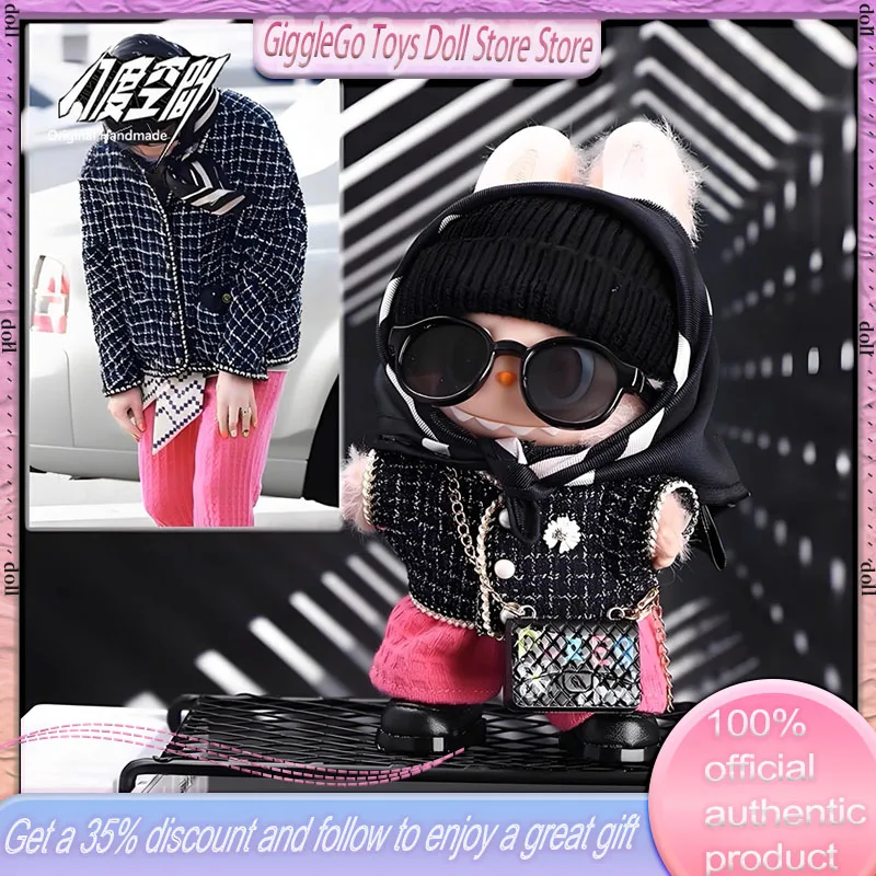 

Only Clothes For Labubu Hot Sale New 15-17cm Doll Idol Gd Same Style Fashionable Airport Styling Universal Vinyl Plush Doll Gift