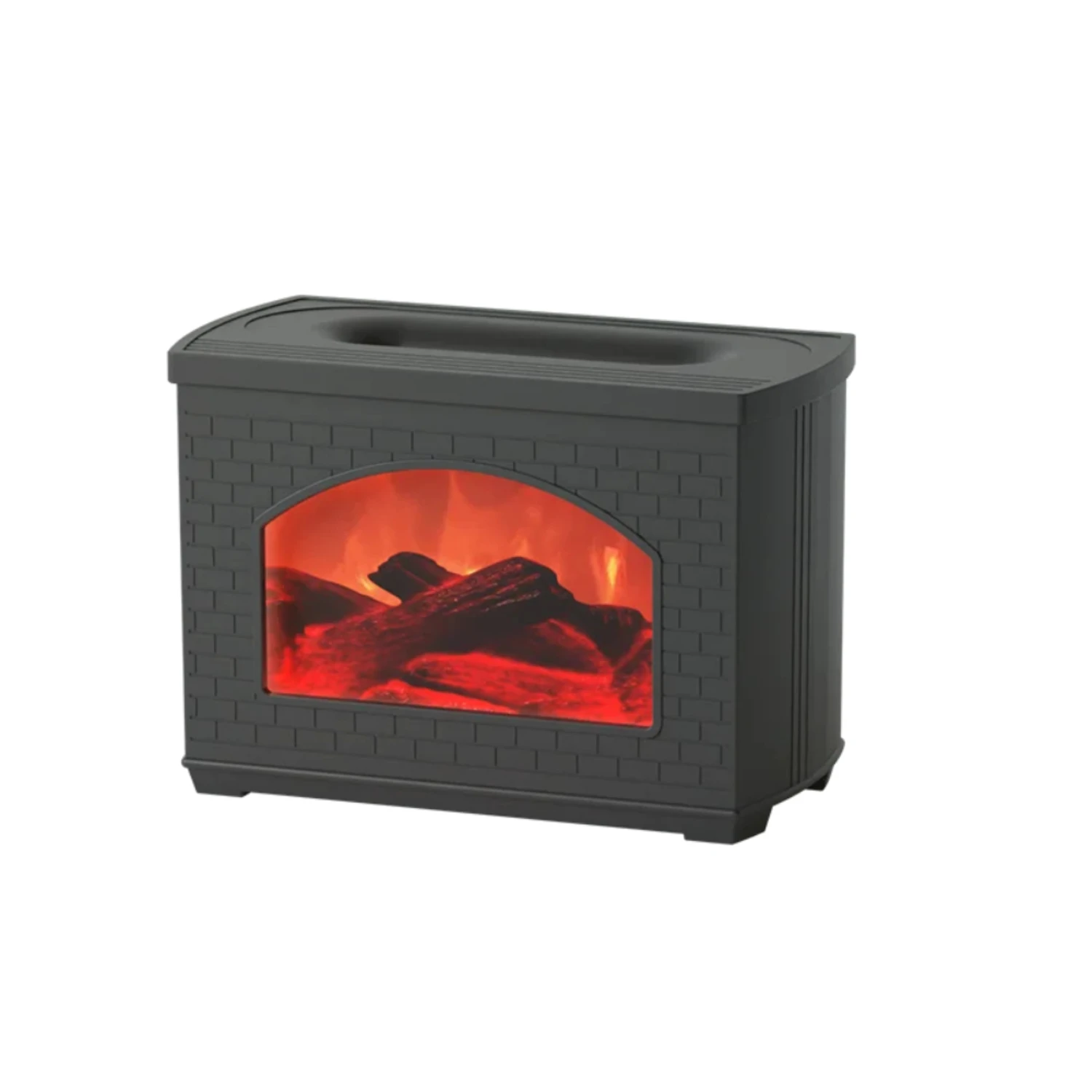 

New Design Fireplace Flame Diffuser Humidifier 270ML USB Simulation Essential Oil Humidifier For Room
