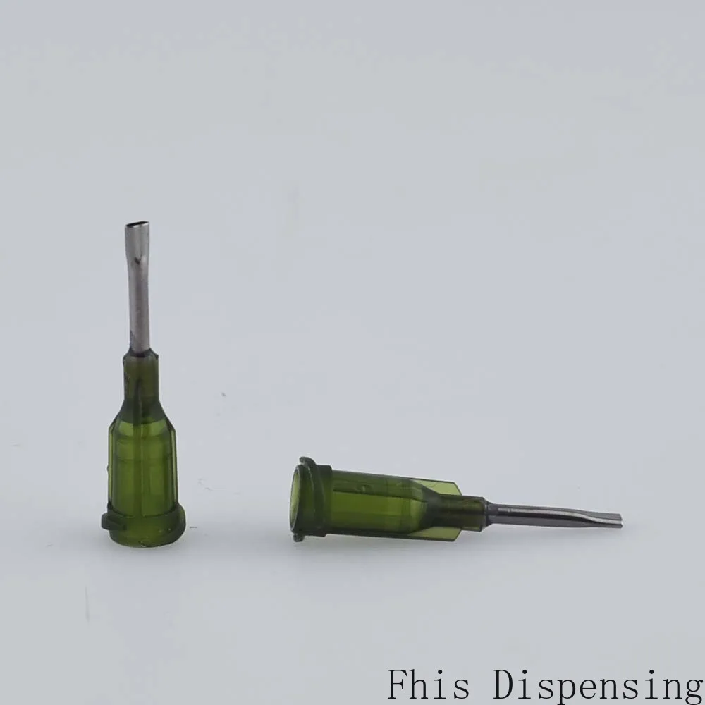 Pack Of 100แบน0.5 "ความยาวท่อ Dispensing เข็ม14G