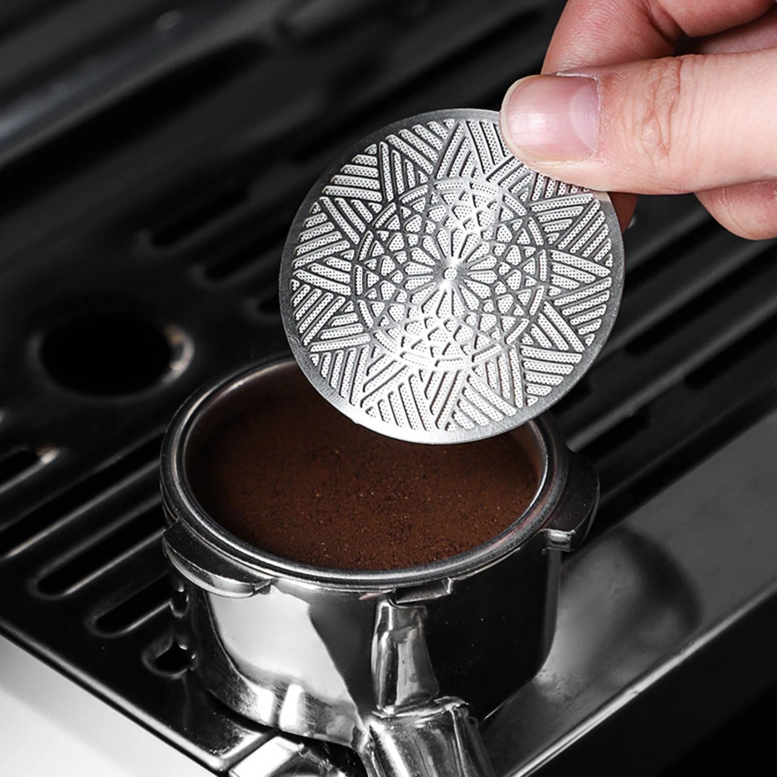Filtre à café expresso pour améliorer l'extraction, tamis à café réutilisable en métal pour baristas, café