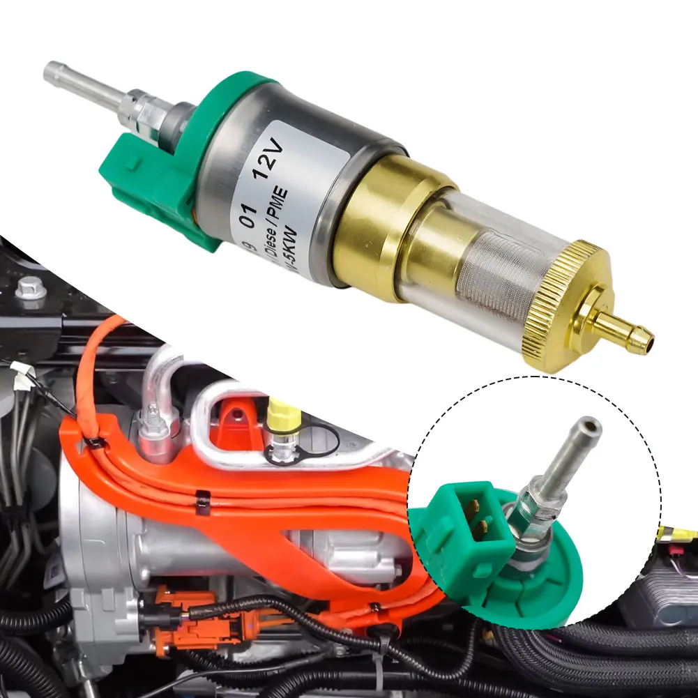 12/24V-22/28ML Fuel Dosing Pump With Double Filter For 1KW-5KW For Eberspacher Air Diesel Parking Oil Pump