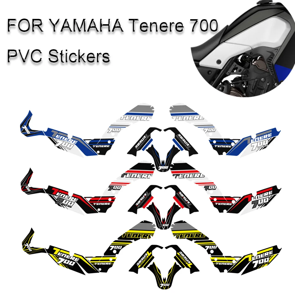 

﻿ Motorcycle Tank Pad Fuel Kit Fairing Fender Stickers FOR YAMAHA Tenere T700 XTZ 700 T7 Set Body Decal Protector 2019 -2021