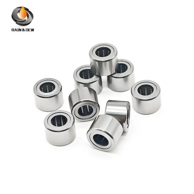

4PCS NK7/10 Bearing 7x14x10 mm Solid Collar Needle Roller Bearings Without Inner Ring NK7/10 NK710 Bearing