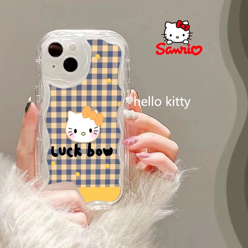 سينامورول جراب هاتف آيفون 14 برو بنات آيفون حافظة هلوكيتي موضة ملحق الهاتف المحمول قذيفة مرحبا كيتي 2025 جديد