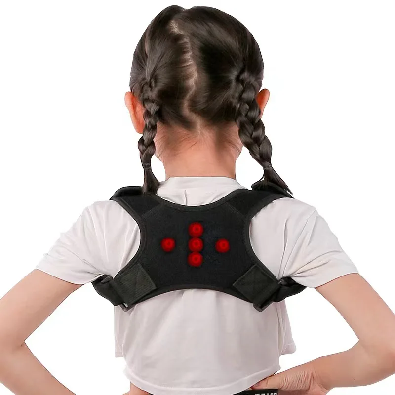 Xuanyu Jin-Ceinture de correction du dos pour enfants, gilet de correction high-tech, modèle de physiothérapie magnétique, porte-jarretelles minces, anti-bossu, correcteur d'épaule ouvert, aimant invisible, respirant, posture