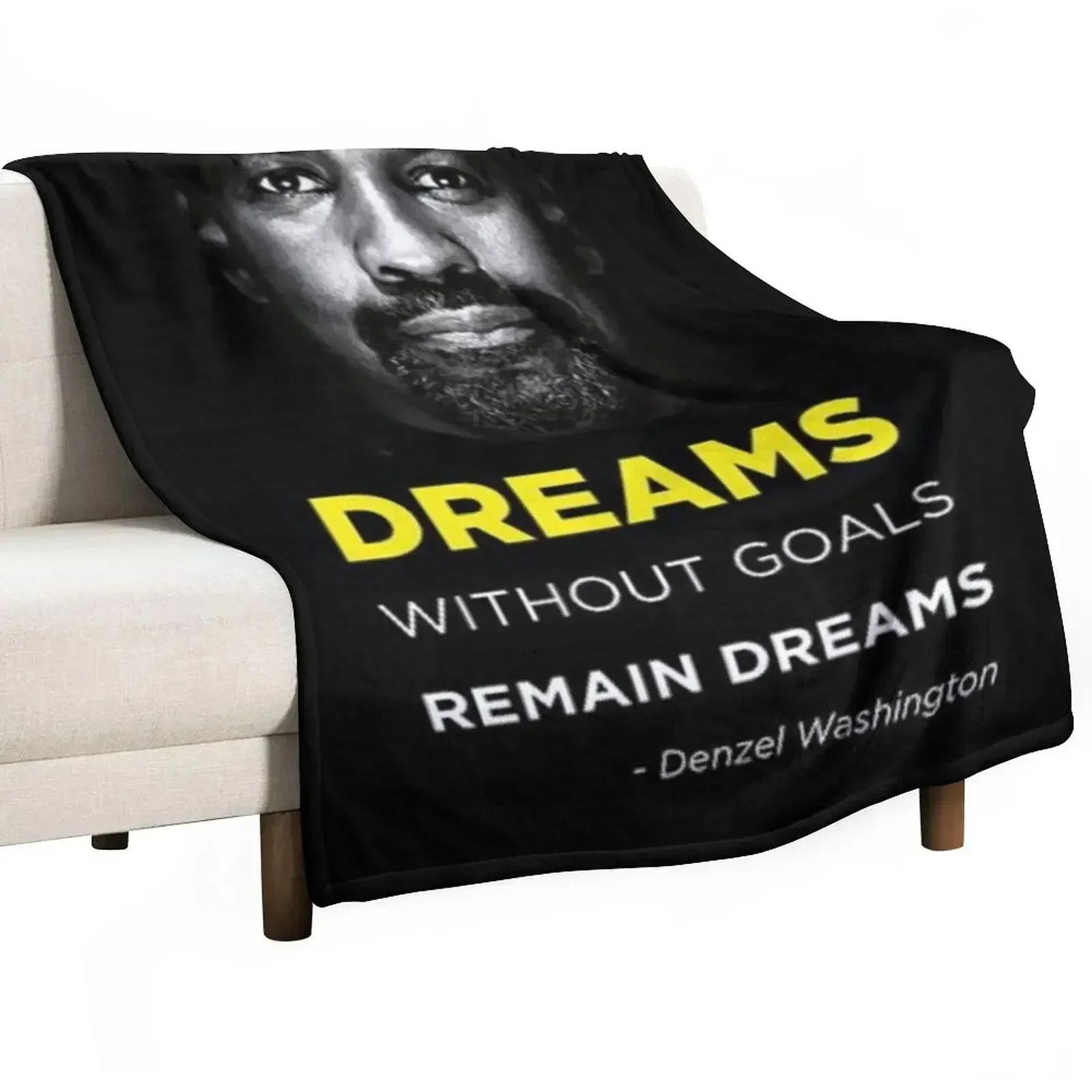 Denzel Washington Throw Blanket Flannel manga for winter Thin Blankets