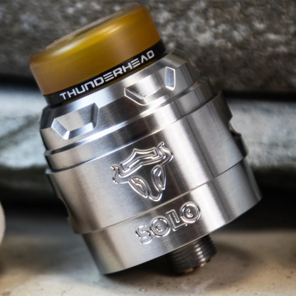 Original Tauren Solo V1.5 RDA By Thunderhead Creations 24mm Rebuildable Dripping Atomizer with BF Pin