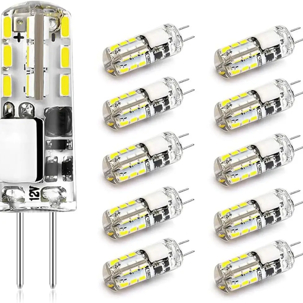 10 stks G4 Led Lamp 2 W 3 W 5 W 9 W 12 W 15 W 12 V AC220V Besparing Siliconen Lamp 360 Stralingshoek Vervangen halogeen Licht Spotlight Kroonluchter - afbeelding 2