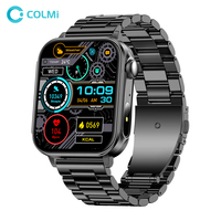 COLMI P80 Type-c Smartwatch Men Women Health Manager Bluetooth Call IP67 Waterproof Flashlight Smart Watch For Xiaomi iOS Phone