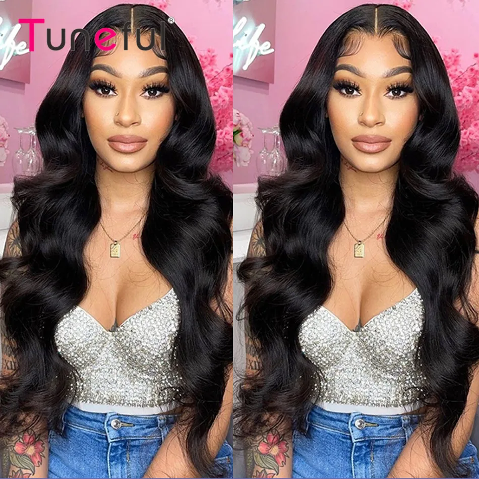 Brazilian Body Wave 4x4 5x5 Glueless HD Lace Closure Human Hair Wigs Lace Closure Wigs For Black Women 100% Remy Human Hair Wigs