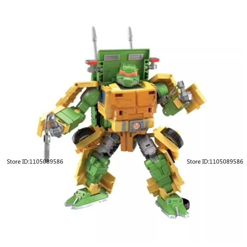 Novo local transformador limitado tmnt caixa original uma boneca móvel ornamentos de estúdio decorações figura brinquedo robô presente do feriado
