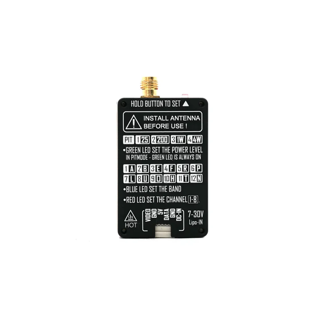 Bild 7: RUSHFPV Rush FPV 4,8-6,1G XSPAN 4W Breitband-VTX-Sendermodul 96CH 4800MHz-6065MHz für RC FPV Long Range Starrflügeldrohnen