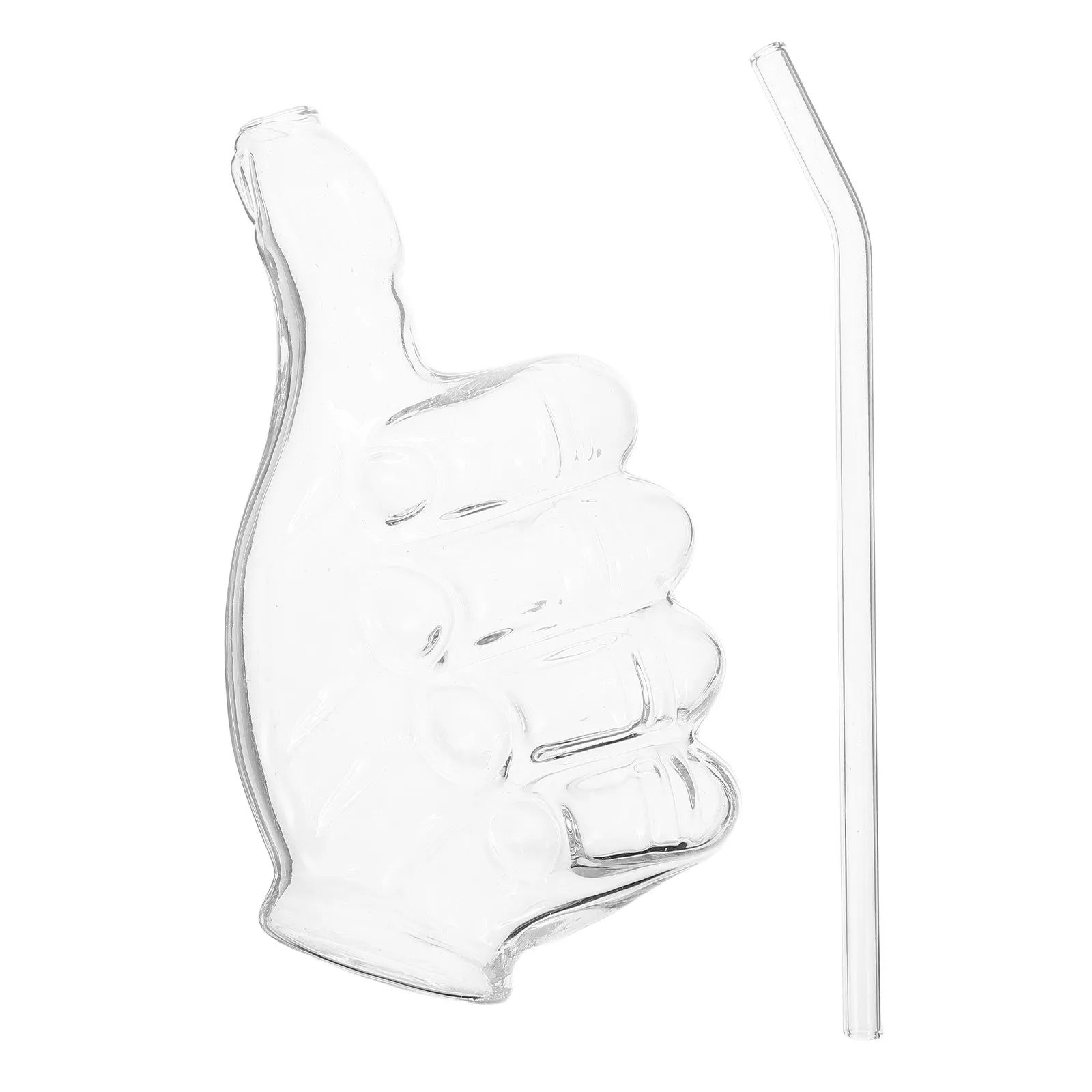 Thumbs Up Drink Glass 260Ml Novelty Fist Shaped Cocktail Glassware Martini Glass Party Juice Espresso Martini Ktv Bar Drink Cup