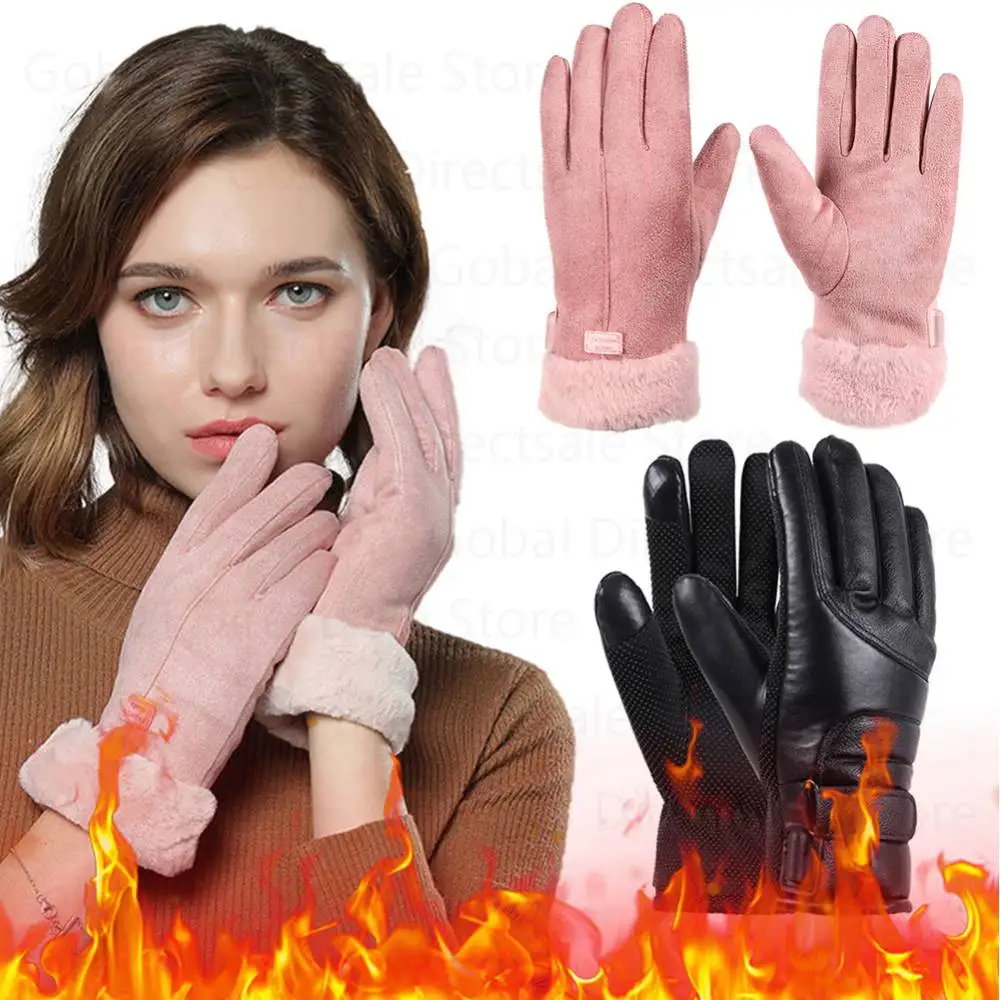جديد قفازات التدفئة الكهربائية الرجال النساء USB المكونات في قفازات تسخين كهربائي الشتاء التزلج على الجليد يمكن لمس قفازات الثلج الشاشة