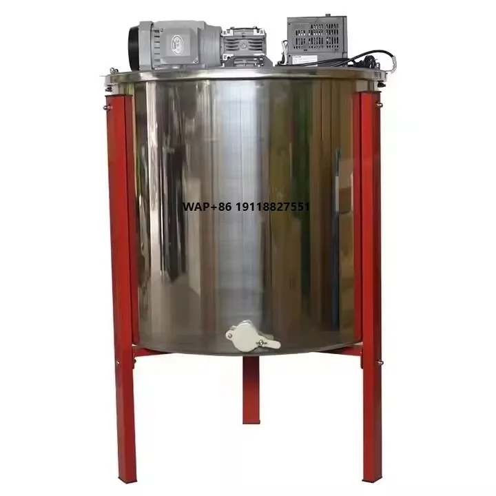 

8 Frame Honey Centrifuge Stainless Steel Honey Processing Machine Honey Extractor Electric