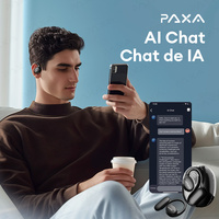 PAXA Upgrade AI Smart Headphones Translation 100+ languages Bluetooth Earphones Open-Ear Wireless Headphones BASS Stereo Long-li