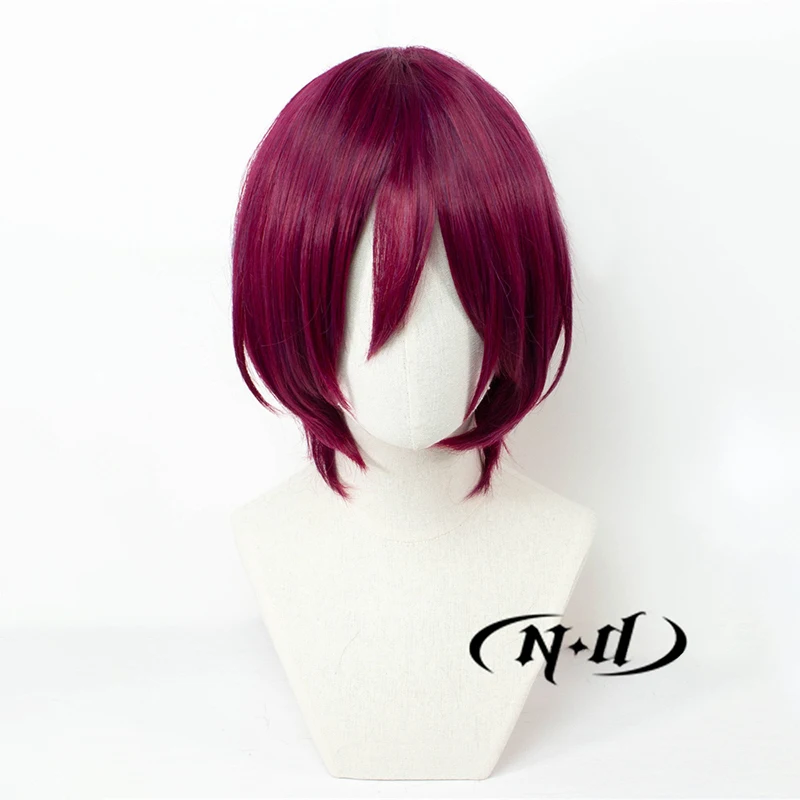 ND Ibara Saegusa Cosplay Wigs Hairpiece The Ensemble Stars Cosplay Hair Wigs for Comic Con Coser Costume Party Heat Resistant
