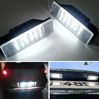 2X License Plate Light For Peugeot 308 3008 308CC 106 1007 207CC 307 3008 406 407 607 806 807 508 LED License Number Lamp Canbus