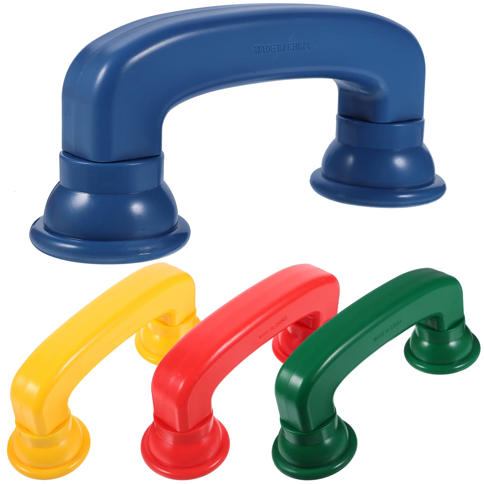 

4 Pcs Auditory Feedback Toys Reading Phone Receiver Plastic Educational Toddler Cell Telephone Abs Decor Colored