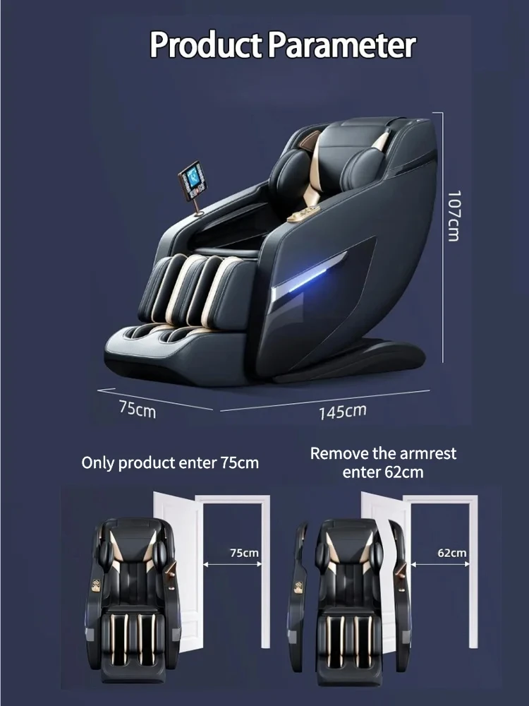 3 Year Warranty UKLife Home Office 4D AirBag Zero Gravity  Multifunctional Massager Chairs SL-Track Luxury Electric Massage Sofa