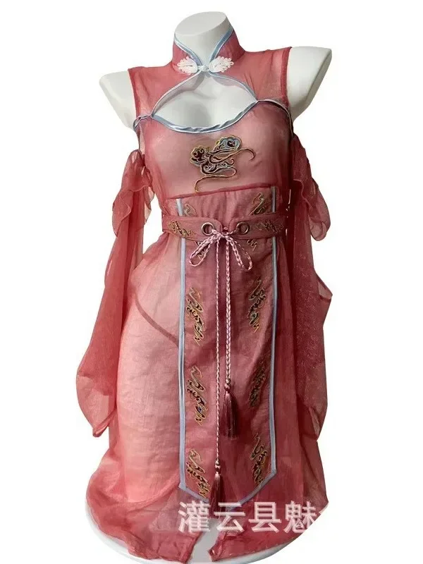 Tentazione Elegante Moda matura Nuova divertente Lingerie da donna Sexy Antica Hanfu Tentazione Cheongsam Uniforme Abito da flirt