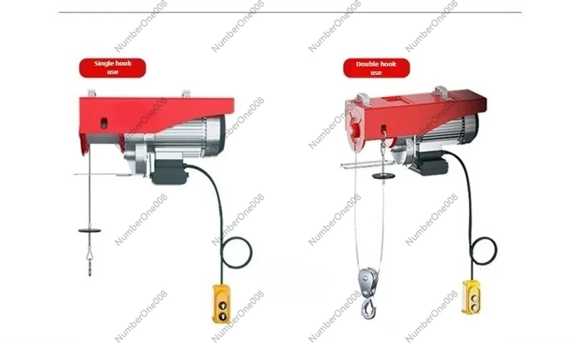 

Wireless Remote Control Micro Electric Hoist Winch 220V for Home Decoration, Small Multifunctional Lifting Crane