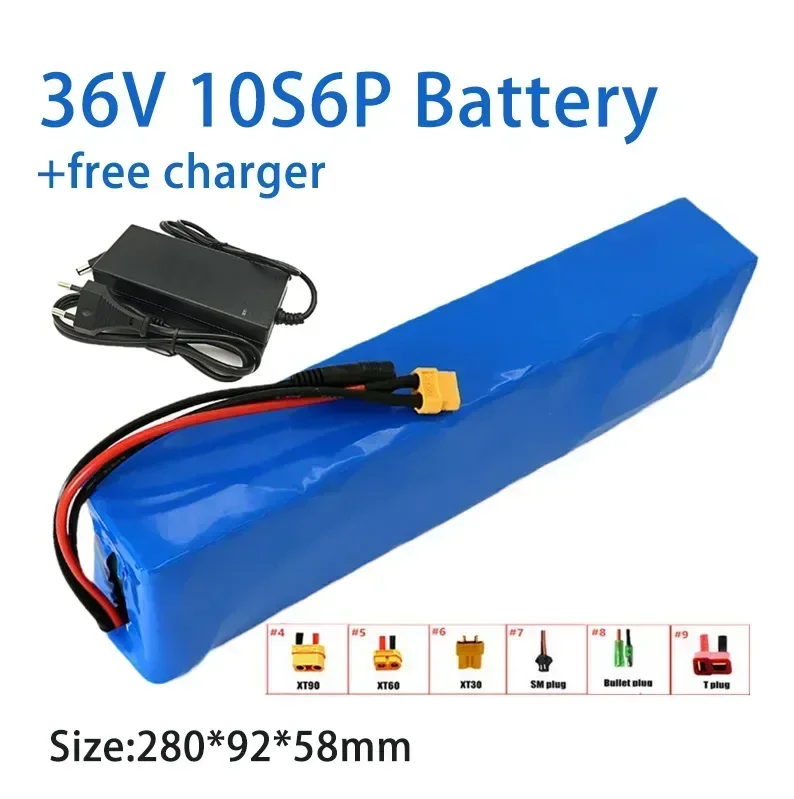 

Литиевый аккумулятор 36V20Ah 10S6P 186501000W 42 2000Mah аккумулятор для электроинструмента с мощным двигателем