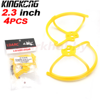 4PCS LDARC 2.3inch Yellow Half Surround Propeller Prop Guard Protector Bumper Suitable For 90GT2345 Airplane DIY Parts