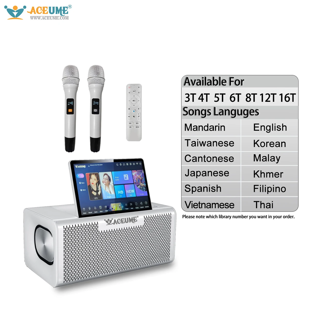 DMS Series UNIVERSAL Touch Screen Karaoke Chinese English Cantonese Taiwanese Songs 10
