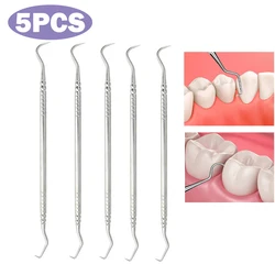 Ferramentas de aço inoxidável Dental Instrument, Dentista, Dentes Limpos, Higiene, Explorer, Probe Hook, Double Ends Pick