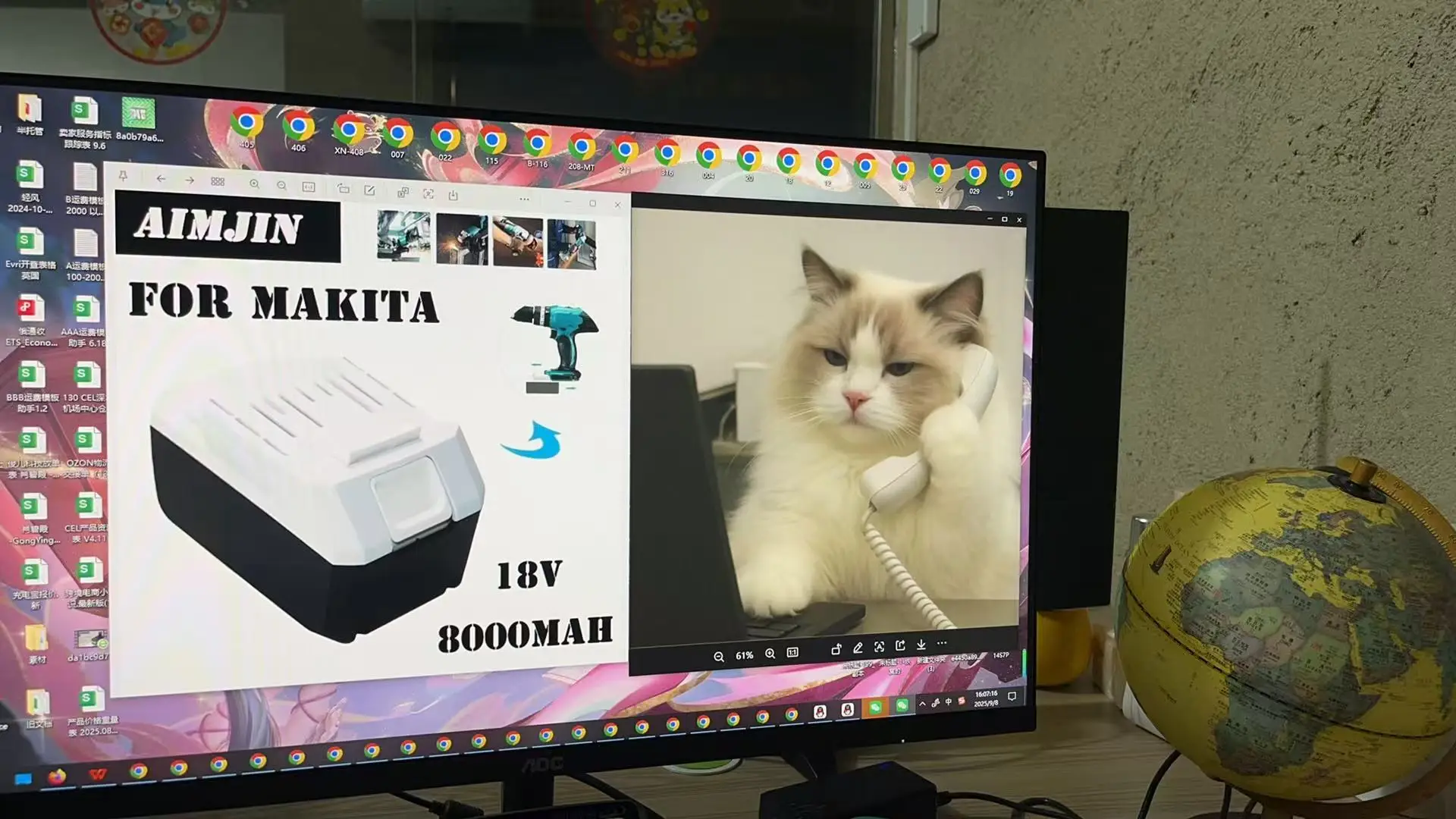 

18V 8000mAh BL1813G Battery for BL1811G BL1815G BL1820G Series Replace for Makita Drill HP457D Impact Driver DF457D JV183D