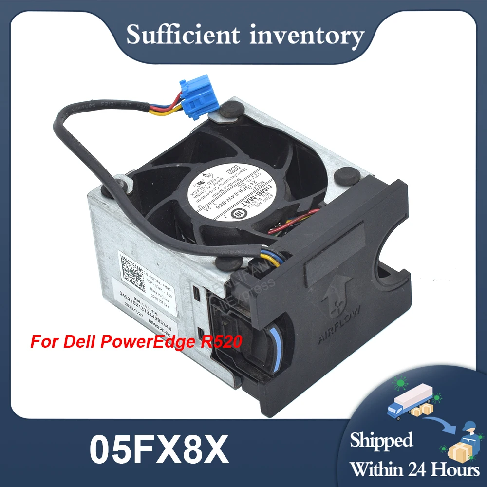 

Used For Dell PowerEdge R520 Server Fan DC12V 1.50A 1KVPX 01KVPX 05FX8X 5FX8X