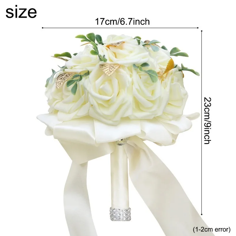 

Korean Mori Bride Wedding Bouquet, Bridesmaid PE Foam Rose Bouquet Wedding Supplies Manufacturers Wholesale