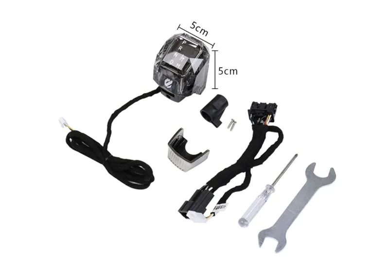 For Toyota Alphard Vellfire 40 Series Car Crystal Gear Shift Knob Artificial Crystal Shifter Handle Interior Accessories