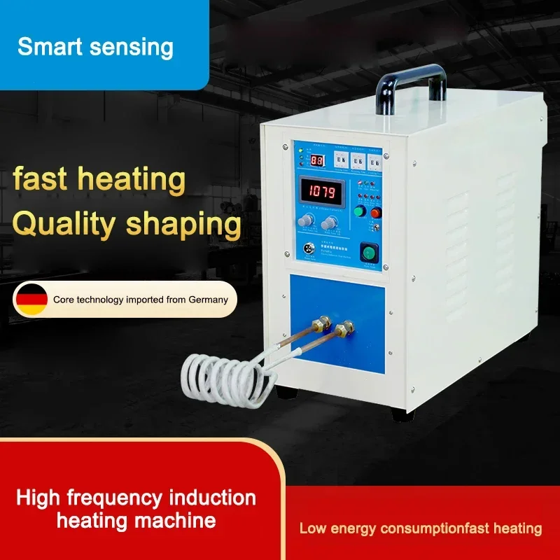 220v Electric High Frequency Induction Heating Machine Quenching Forging Turning Knife Welding Melting Gold, Silver, Copper And