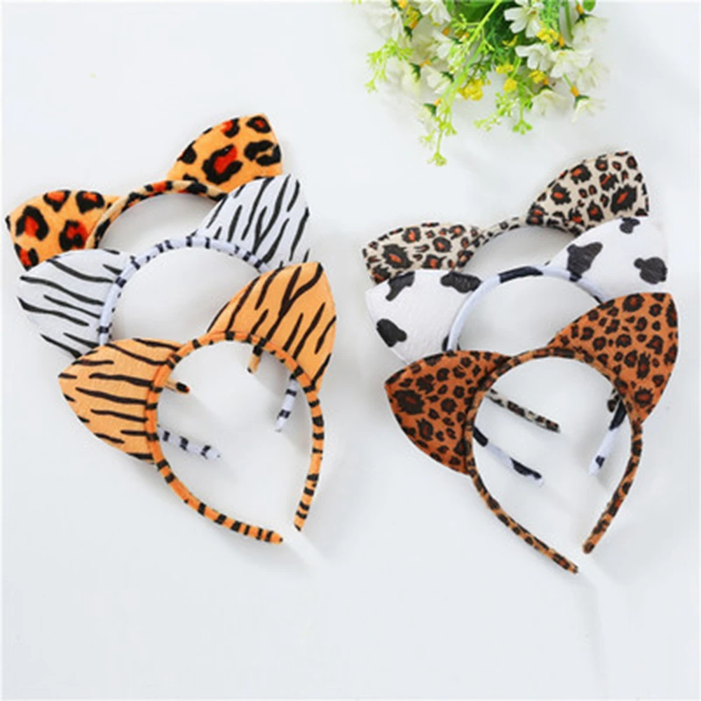 Funny Frog Animal Ears Makeup Headband Wide-brimmed Elastic Girls Hairbands Cute Girls Hair Bands Women Cosplay Hair Accessories