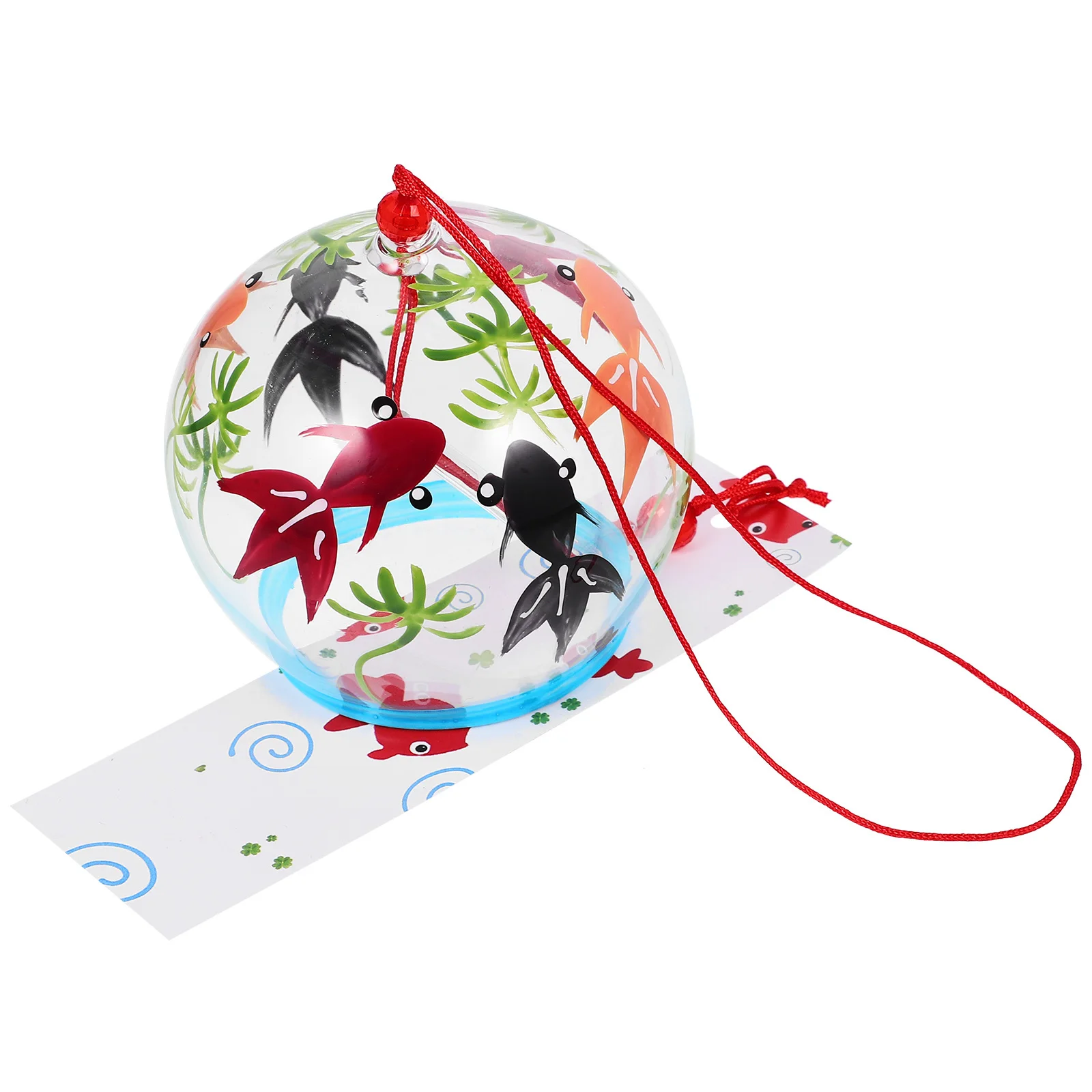 

Exquisite Glass Wind Chimes Japanese Style Balcony Garden Decor Durable High Borosilicate Material Crisp Sound