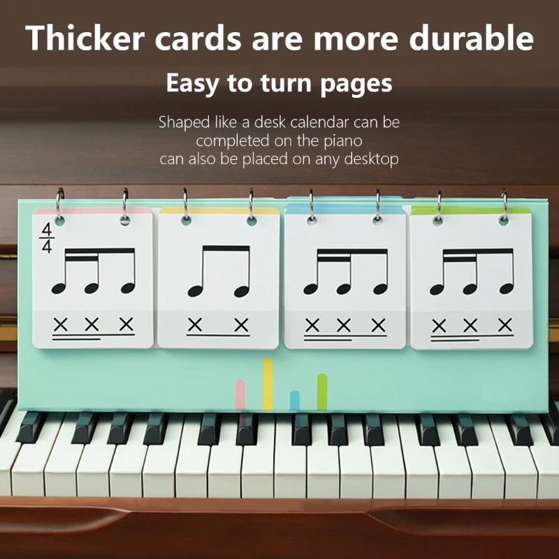 

Note Training Card Musical Notation Learning Card Piano Rhythm Training Cards Music Teaching Props Rhythm