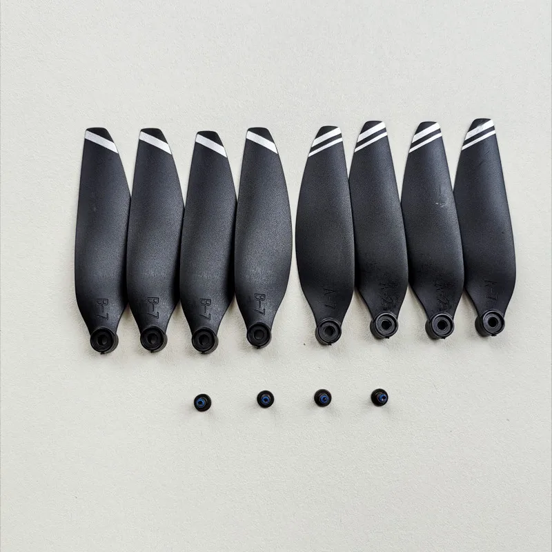 8pcs Blades 4pcs Screws Folding Propeller Props Fans 58mm For R/C Quadcopter Drone Spare Parts