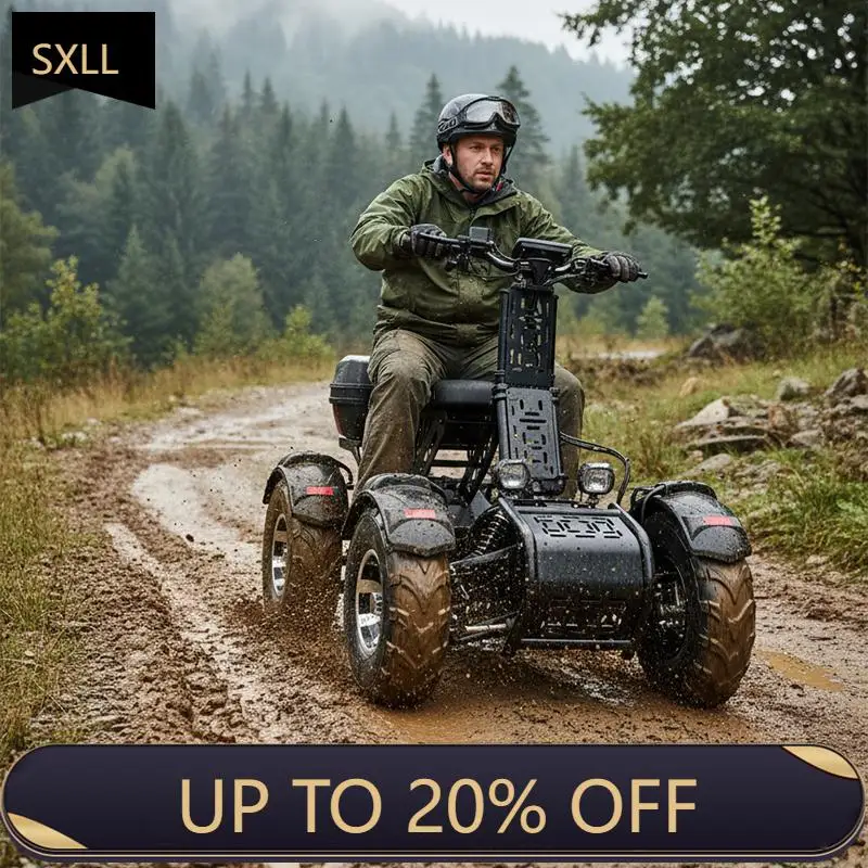 SXLL 10000 60V High Power Adult Electric ATV 4WD Off-Road All Terrain Vehicle Heavy Duty E-ATV Wholesale Supplier