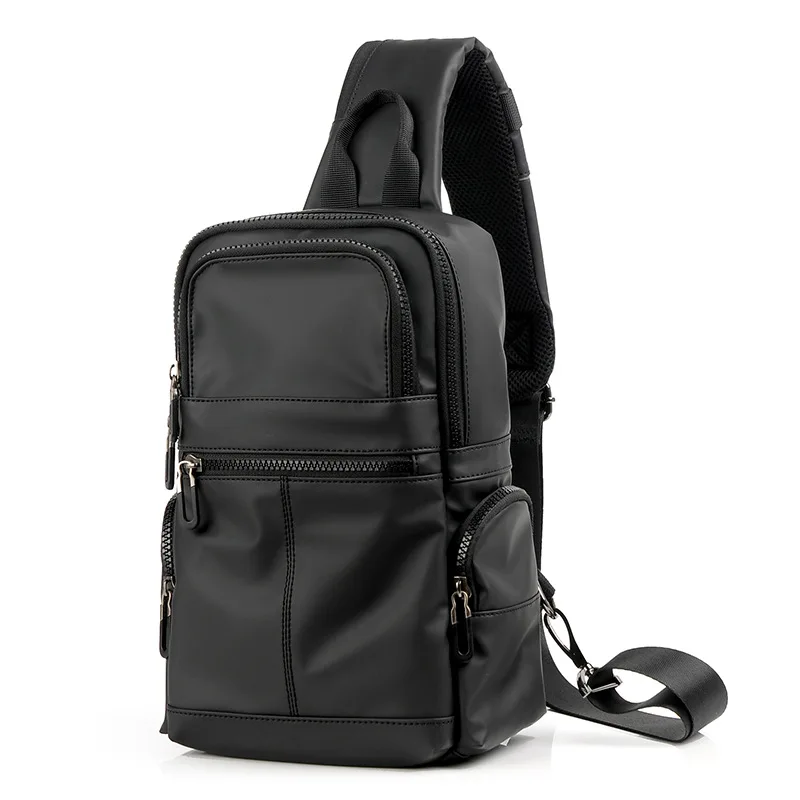 Wielofunkcyjna wodoodporna torba typu Crossbody z tkaniny Oxford o dużej pojemności torba na klatkę piersiowa osobowości Unisex torba sportowa na ramię